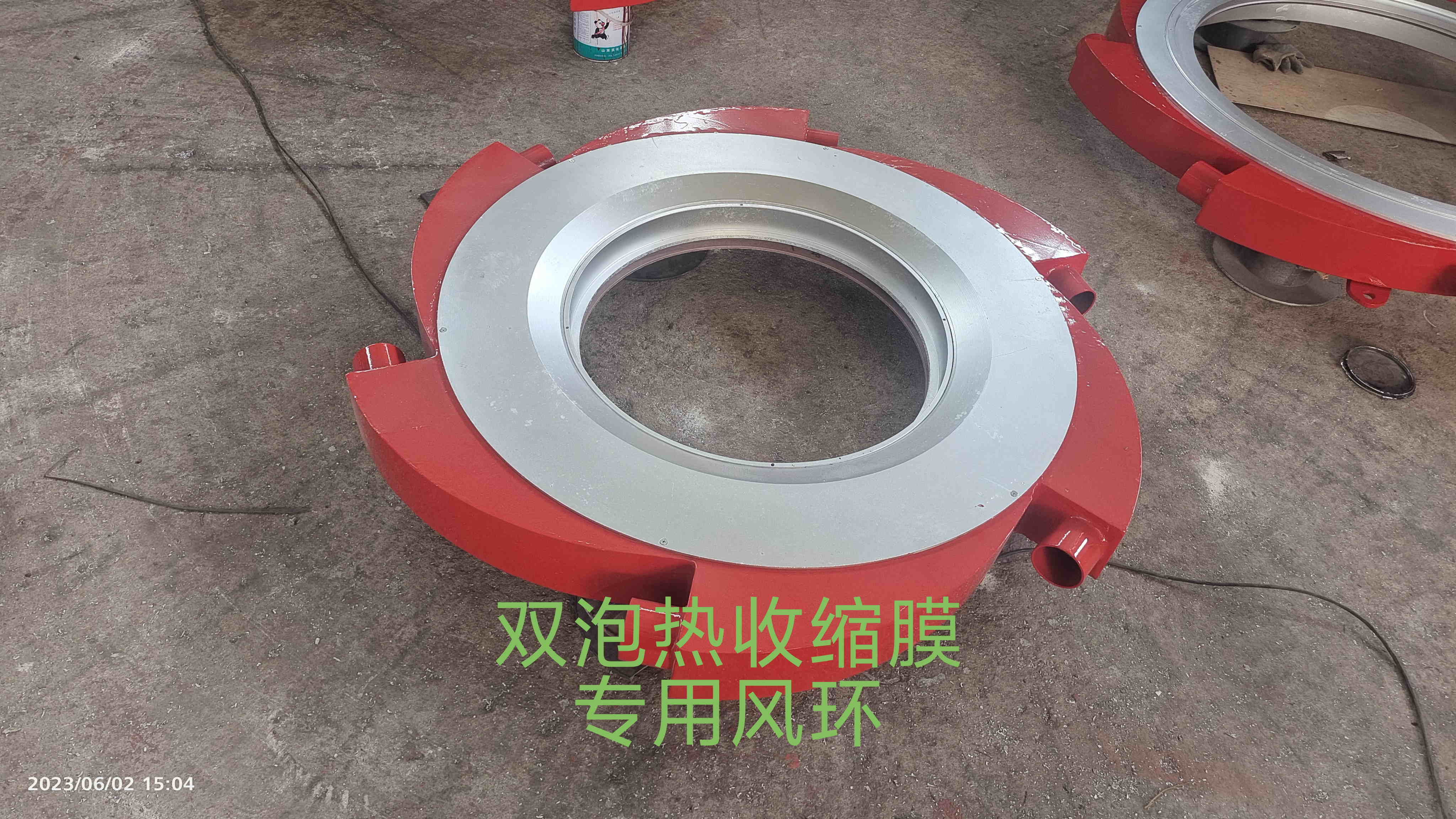 双泡热收缩模专用风环